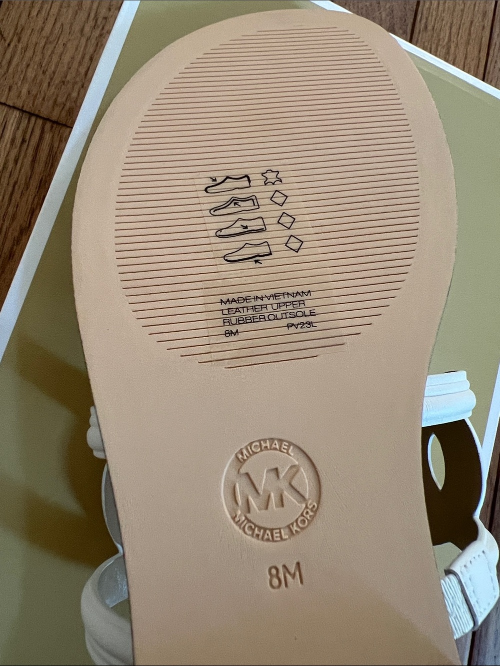 Michael Kors Women's Alma Logo-Strap Flat Sandals - Picture 5 of 10